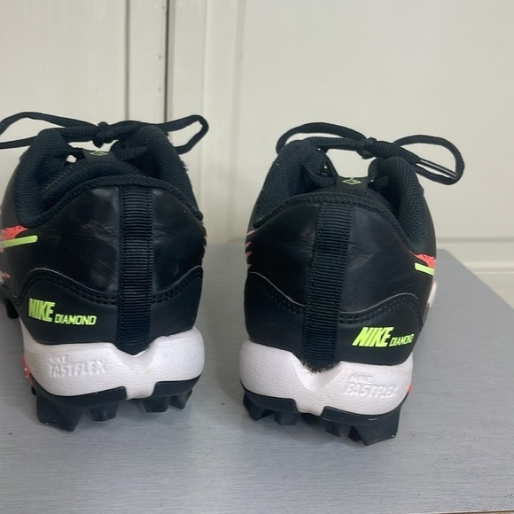 Nike Alpha Huarache 4 Keystone GS Crimson Sz 6Y Baseball Cleats - Picture 4 of 8